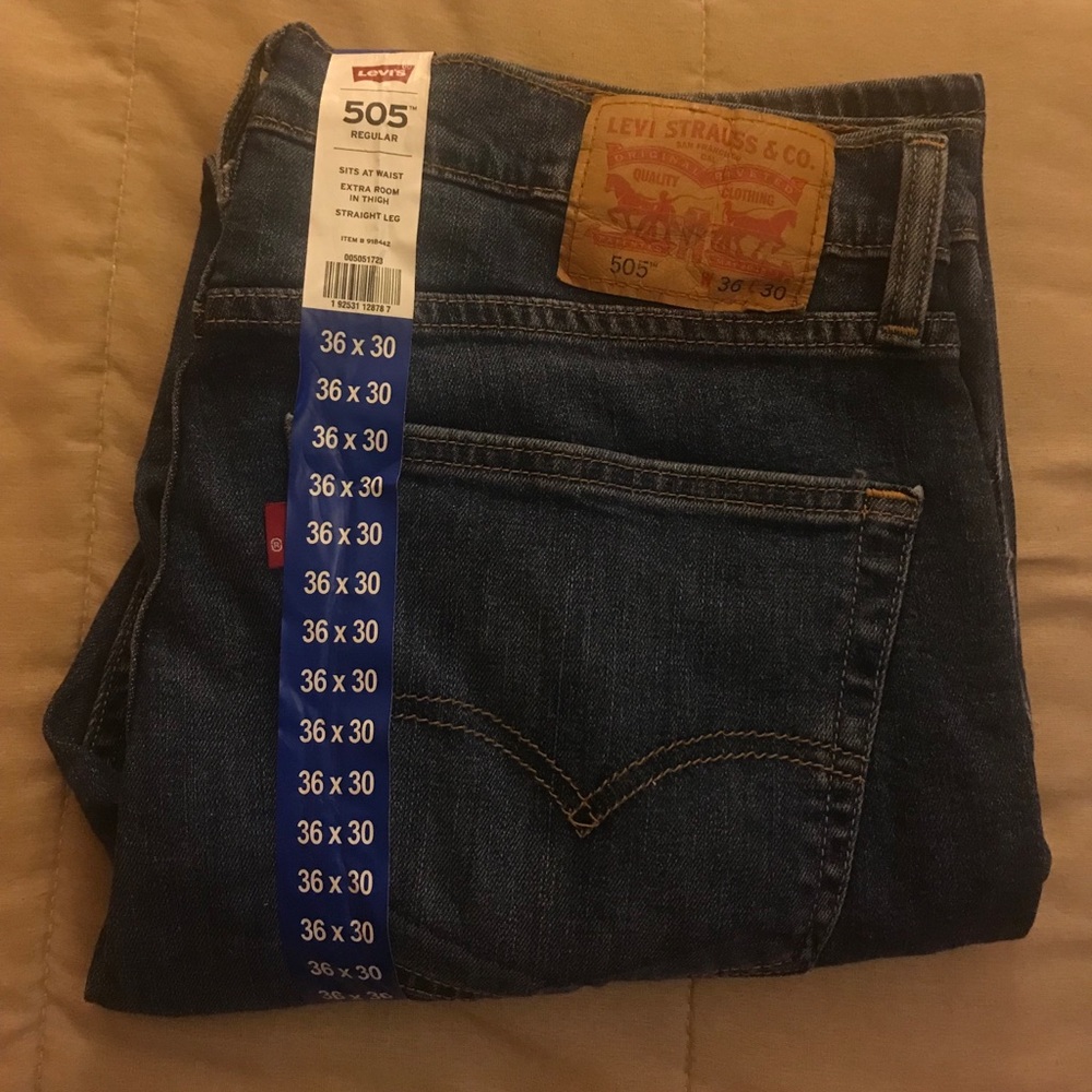 Levi 505 Regular Mens Jeans